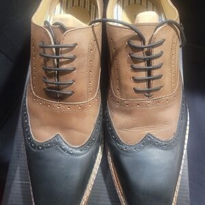 Giorgio Brutini Brown and Black Oxford Shoes